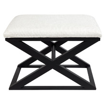Black Logan Stool